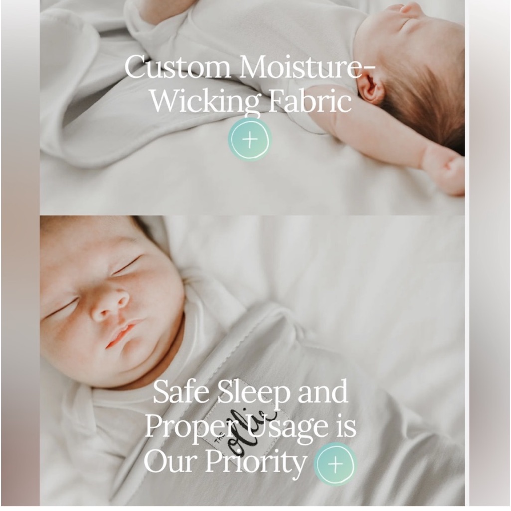 The Ollie World Swaddle Striped — image 7 of 8